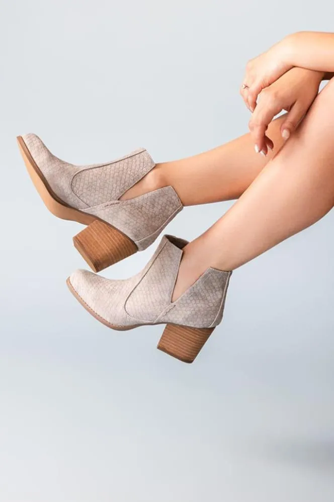 Tarim Bootie in Grey